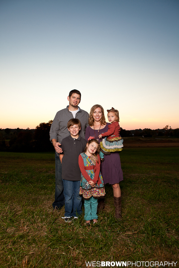 The Foster Family : Family Portrait by Kentucky Photographer Wes Brown